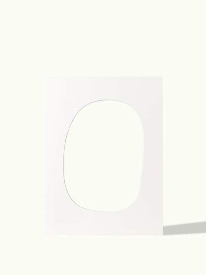 Asymmetrisch rond, organische vorm - passe-partout