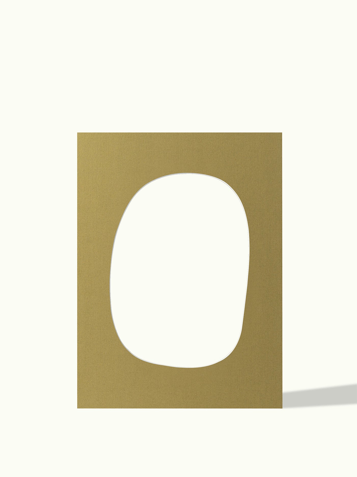 Asymmetrisch rond, organische vorm - passe-partout