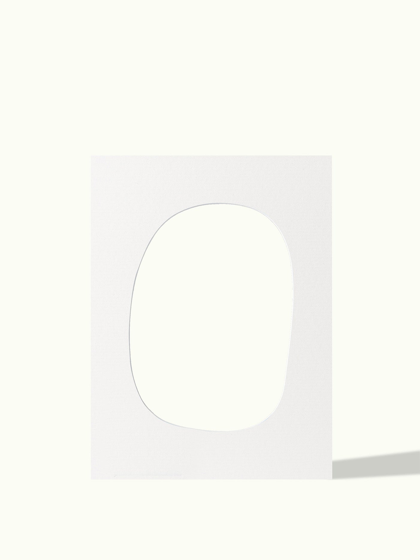 Asymmetrisch rond, organische vorm - passe-partout