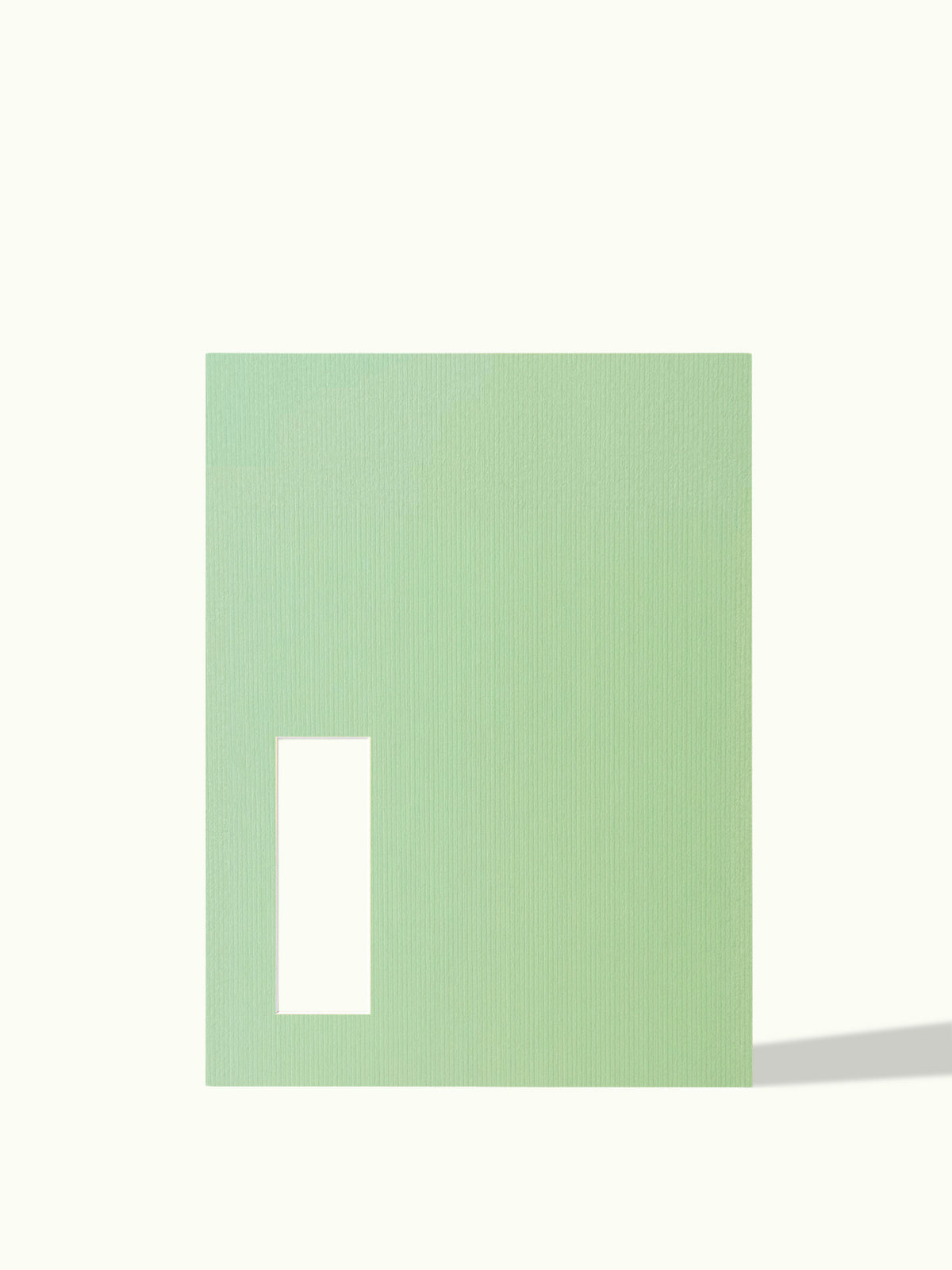 Fotostrip (kioskfoto) passe-partout in de hoek, kleur Sage Green