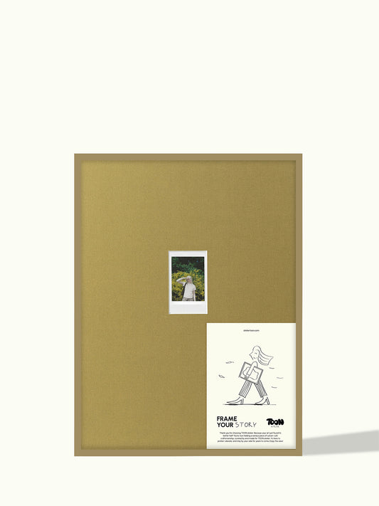 Wissellijst handgemaakt aluminium - olijfgroen