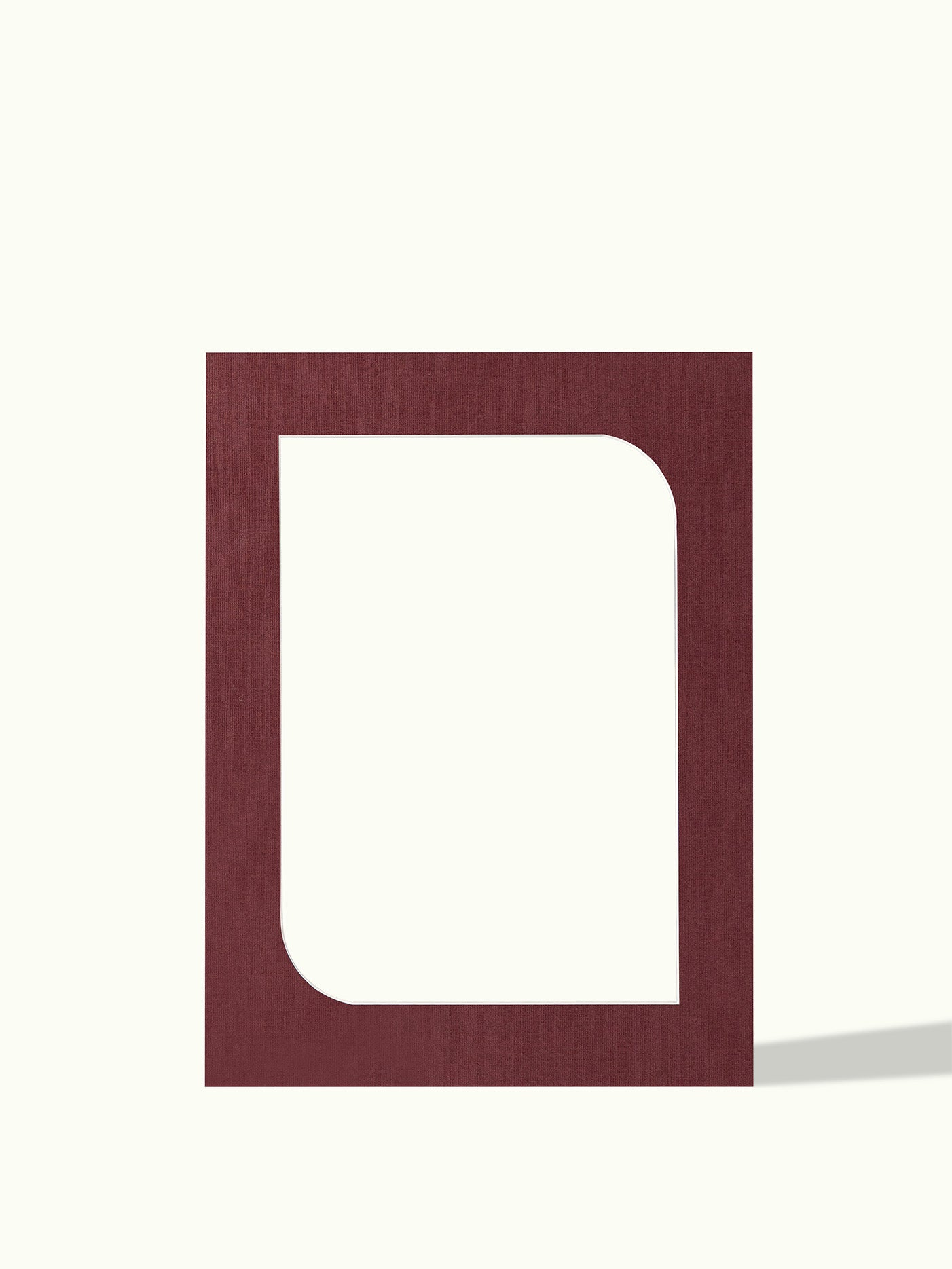 Ronde hoeken frame, organische vorm - passe-partout