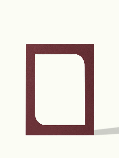 Ronde hoeken frame, organische vorm - passe-partout