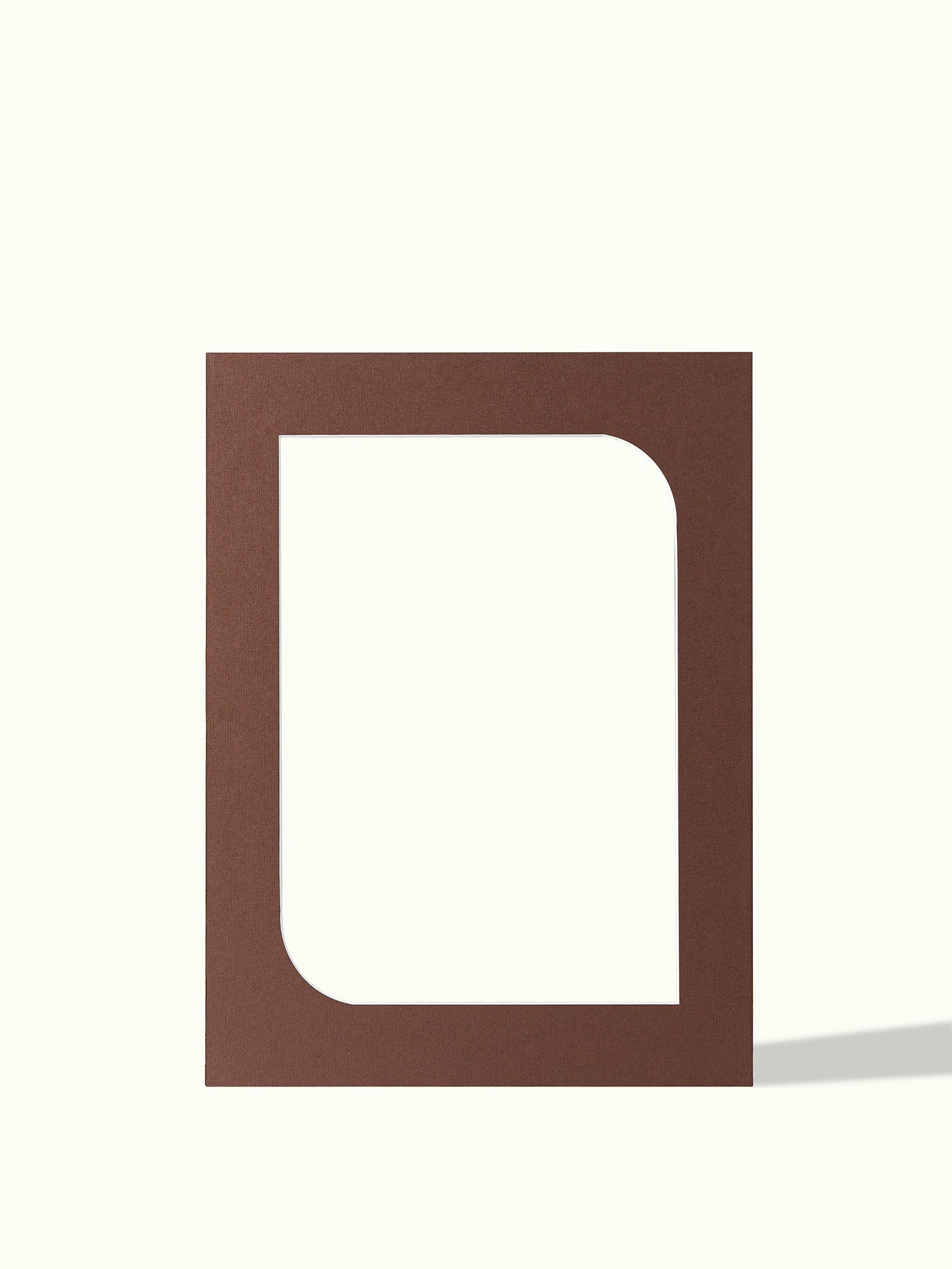 Ronde hoeken frame, organische vorm - passe-partout