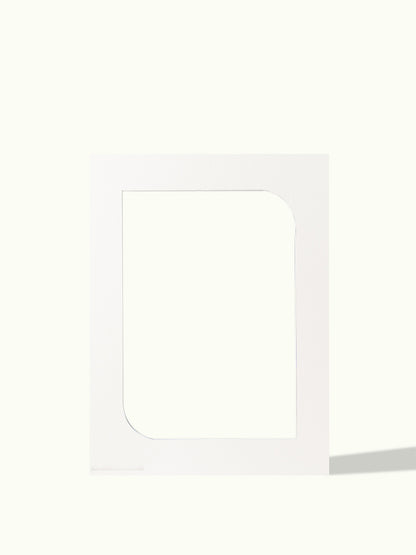 Ronde hoeken frame, organische vorm - passe-partout