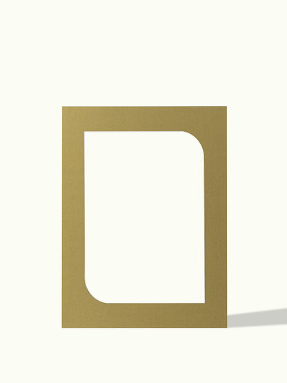 Ronde hoeken frame, organische vorm - passe-partout