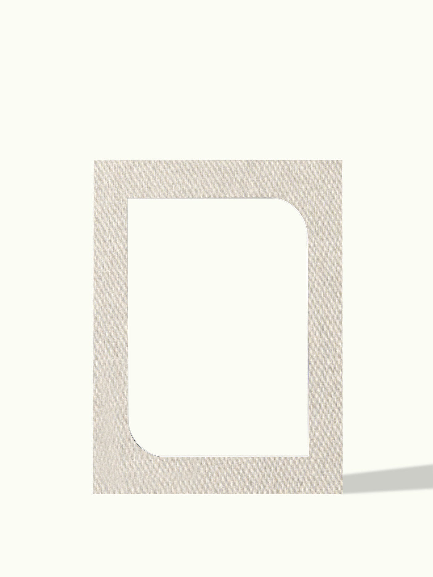 Ronde hoeken frame, organische vorm - passe-partout