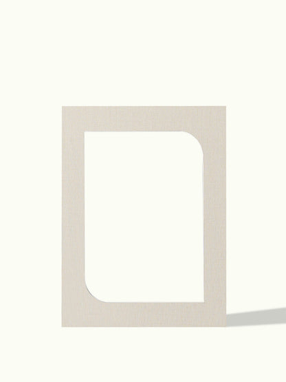 Ronde hoeken frame, organische vorm - passe-partout