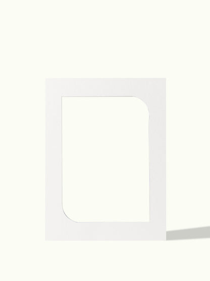 Ronde hoeken frame, organische vorm - passe-partout