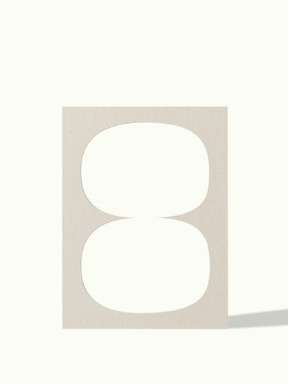 Balans organische vorm - passe-partout