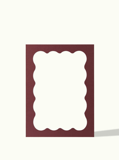 Golvend frame organische vorm - passe-partout