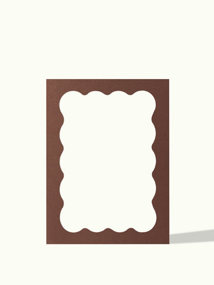 Golvend frame organische vorm - passe-partout