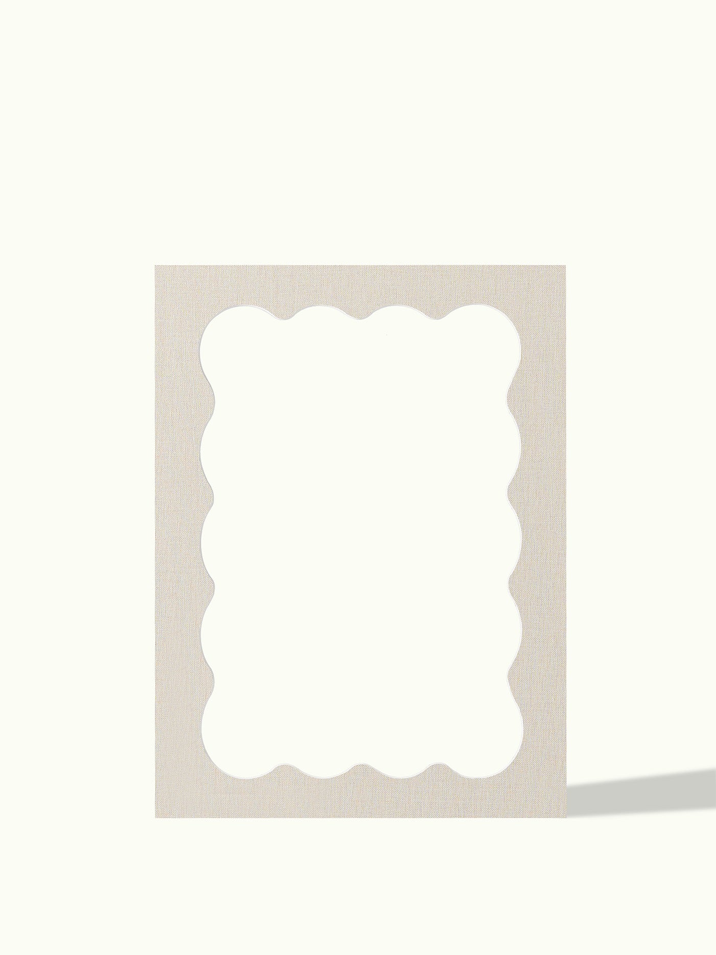 Golvend frame organische vorm - passe-partout