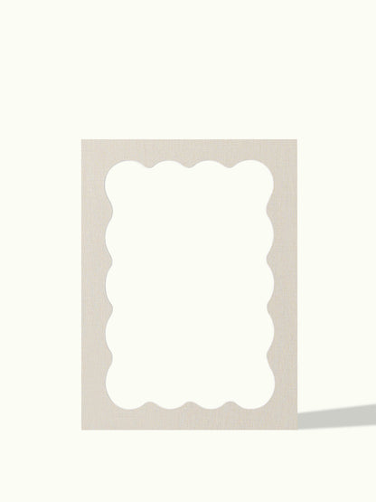 Golvend frame organische vorm - passe-partout