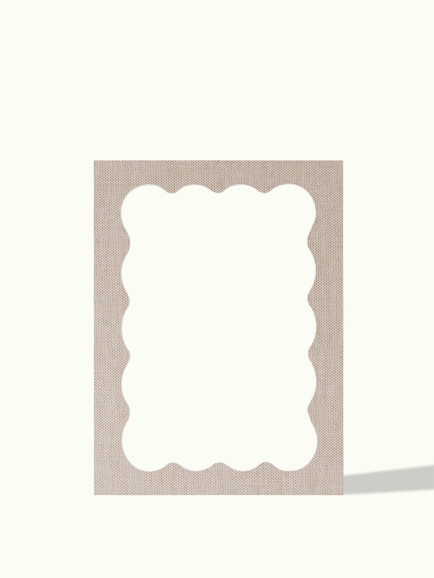 Wavy frame organic shape - passe-partout