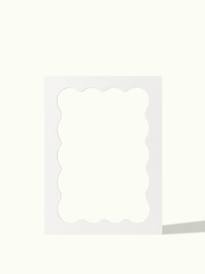 Golvend frame organische vorm - passe-partout