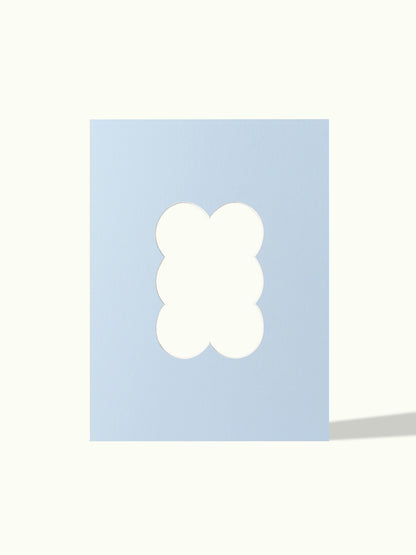 Wolk organische vorm - passe-partout