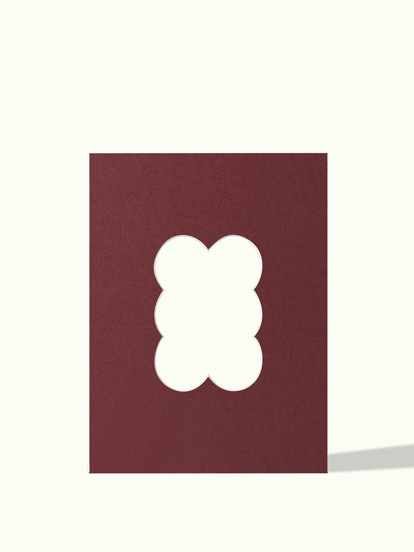 Wolk organische vorm - passe-partout