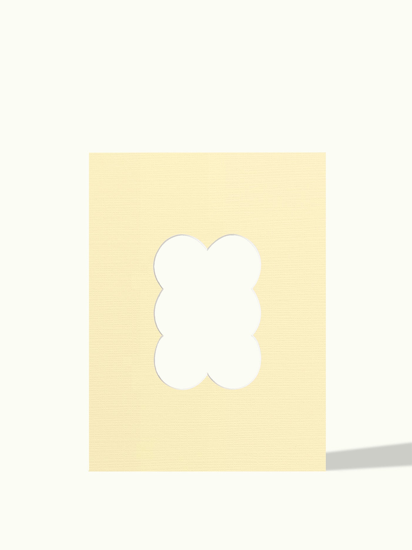 Cloud organic shape - passe-partout