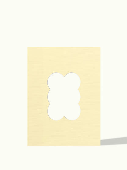 Cloud organic shape - passe-partout