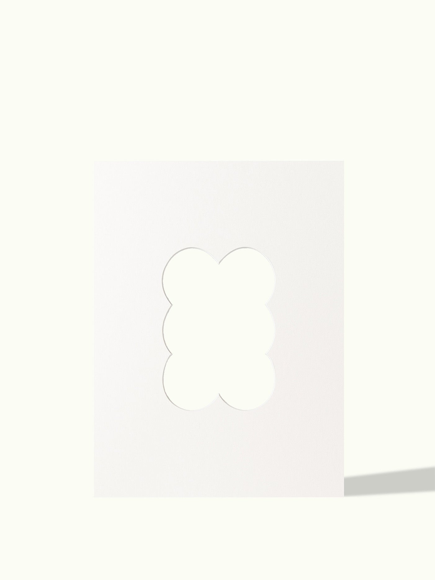 Wolk organische vorm - passe-partout