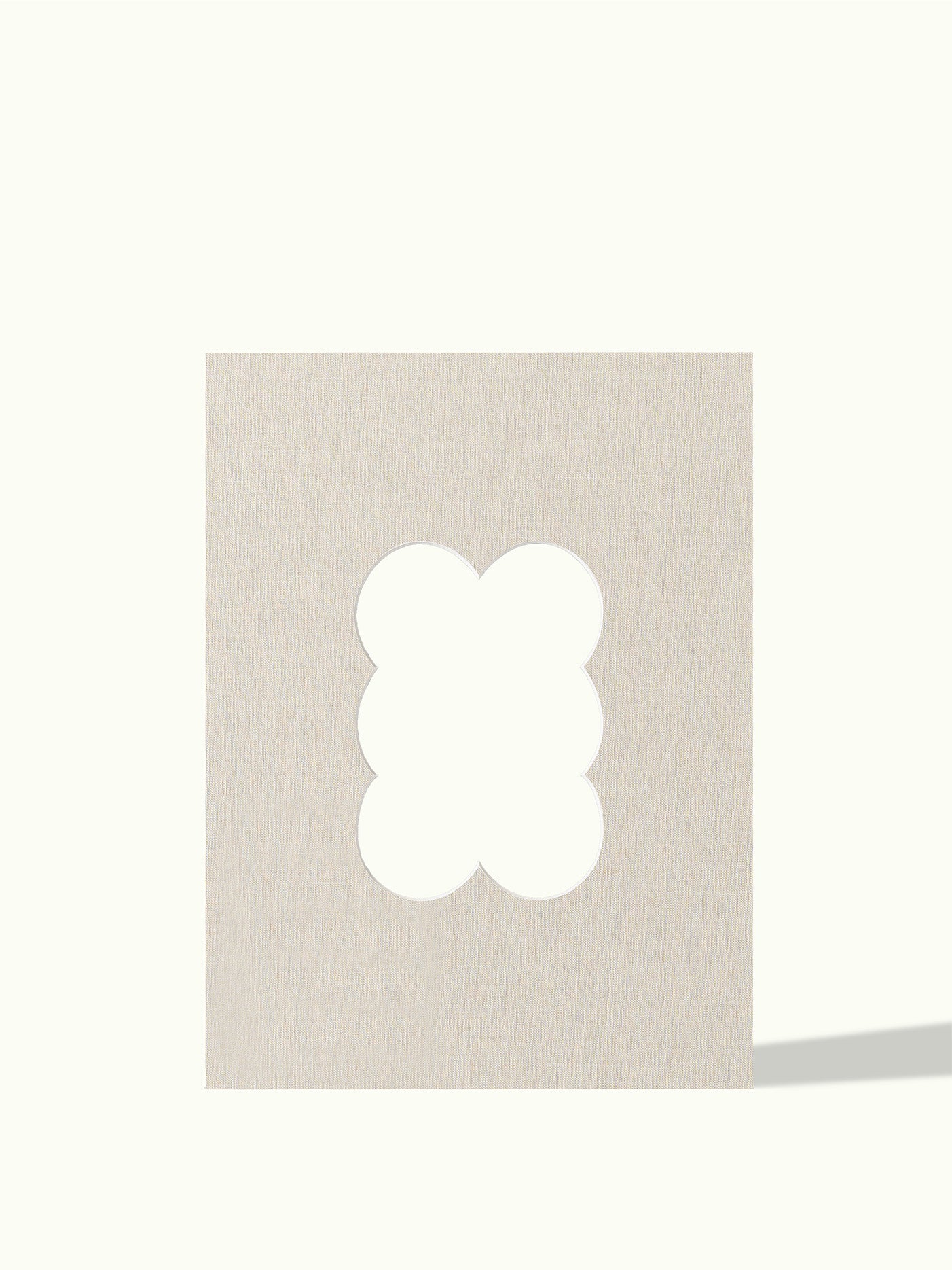 Wolk organische vorm - passe-partout