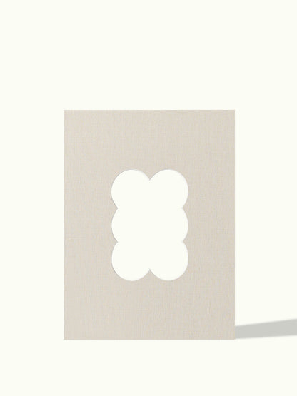 Wolk organische vorm - passe-partout