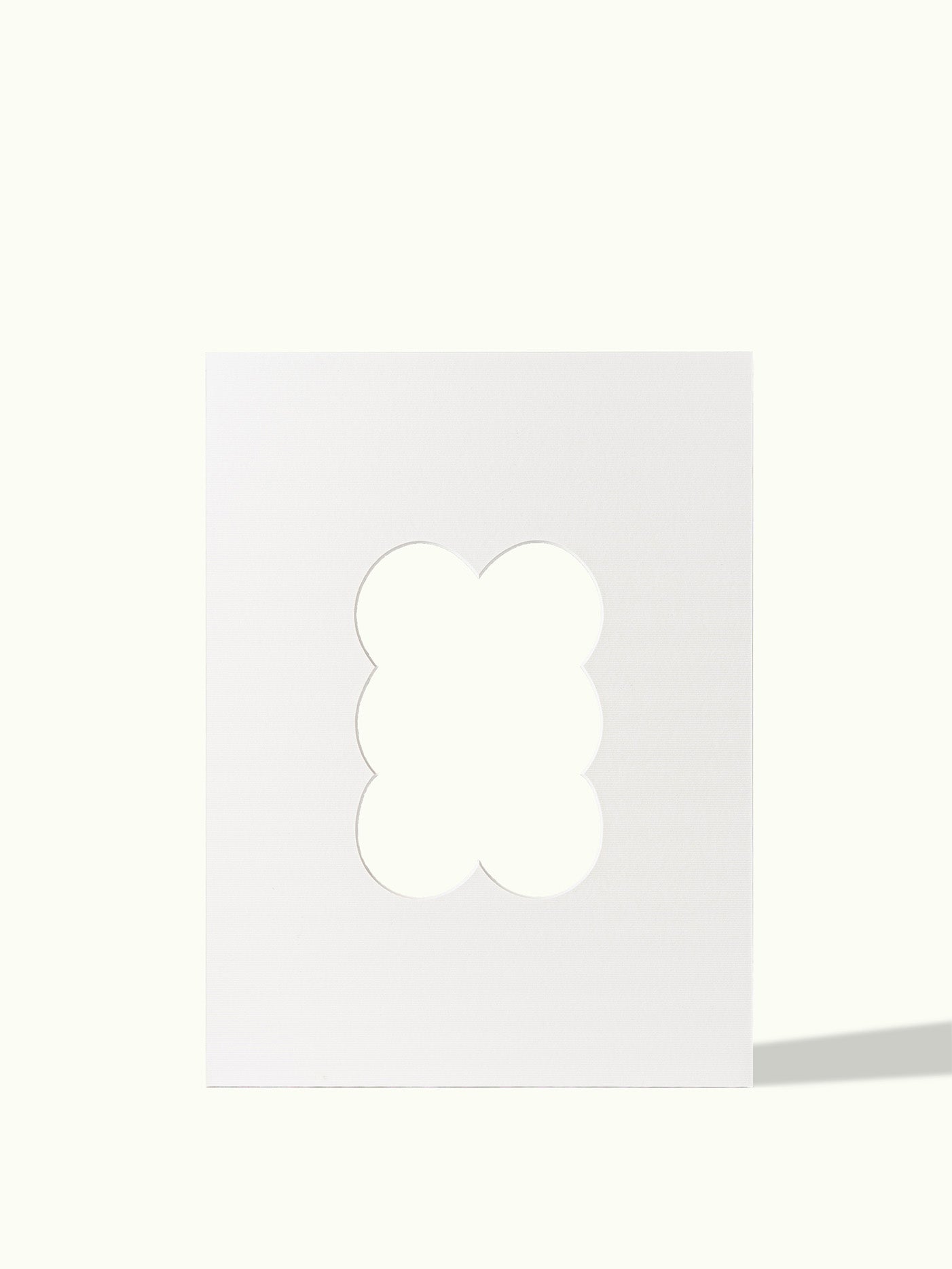 Wolk organische vorm - passe-partout