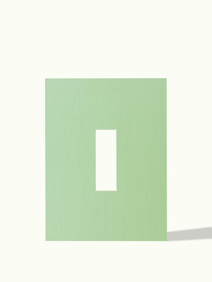 Fotostrip (kioskfoto) passe-partout, kleur Sage Green
