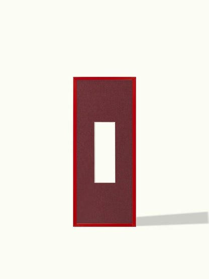Fotostrip wissellijst cherry cola rood met passe-partout in Rioja Red - Bordeaux