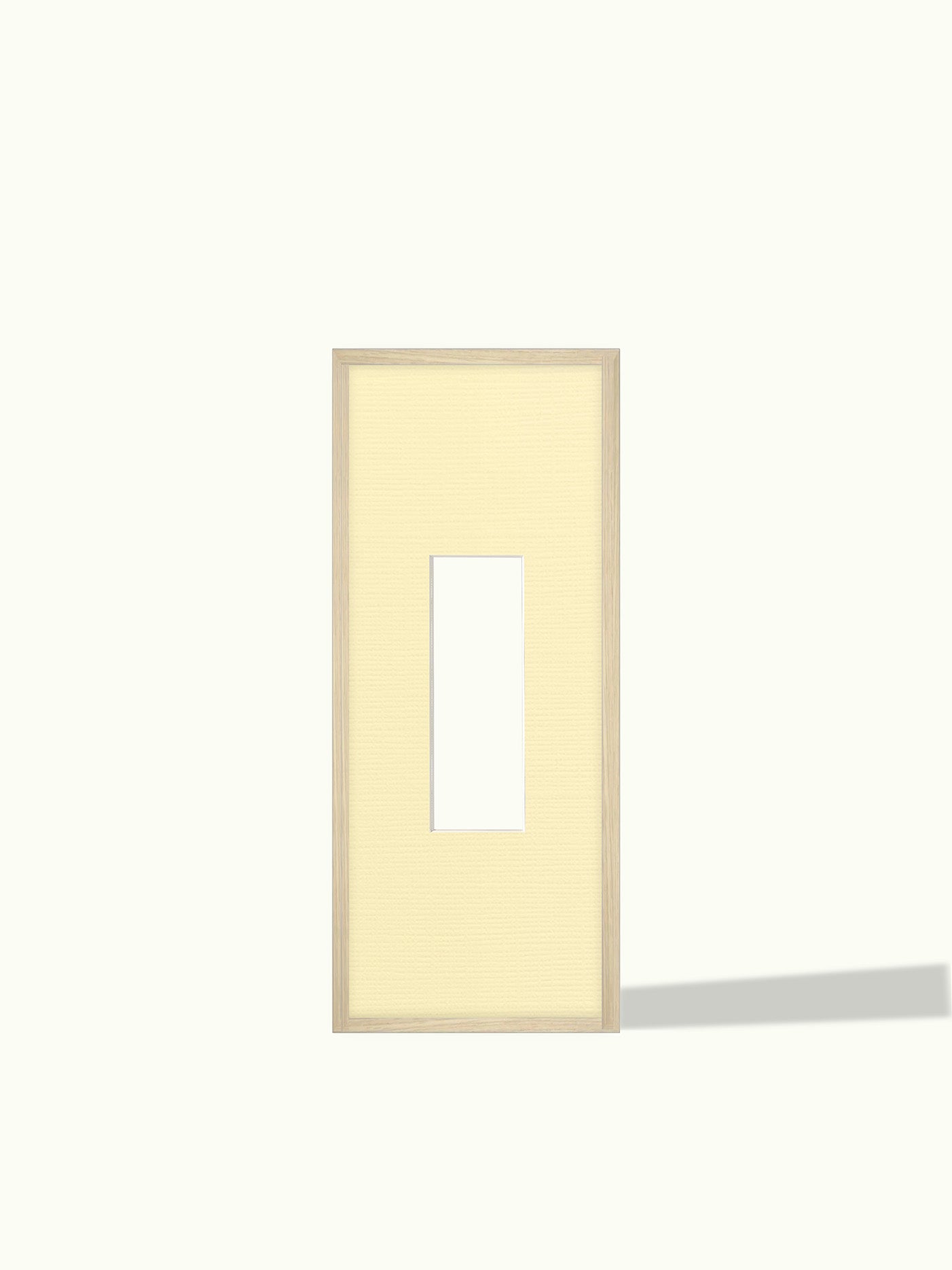 Kioskfoto wissellijst + passe-partout (eigen formaat)