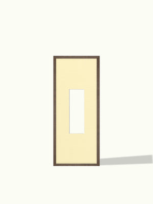 Kioskfoto wissellijst + passe-partout (eigen formaat)