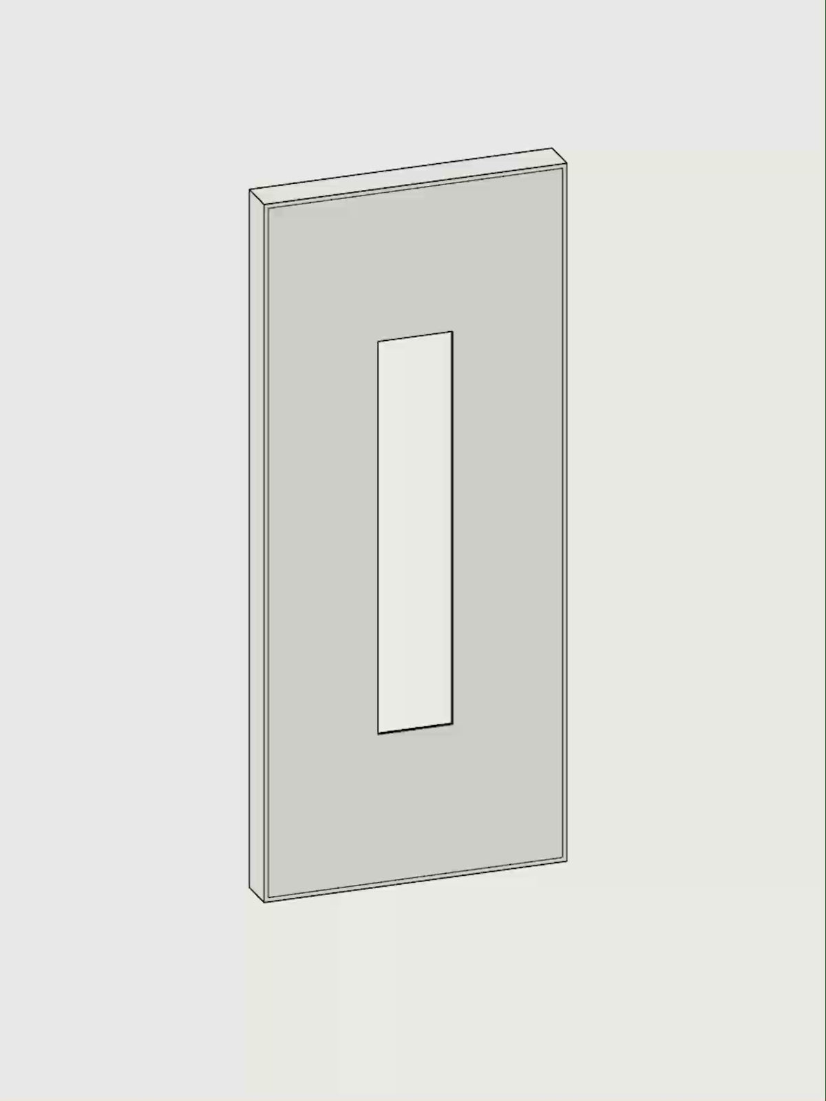 Animatie van de RVS fotostrip lijst, voor- en achterkant