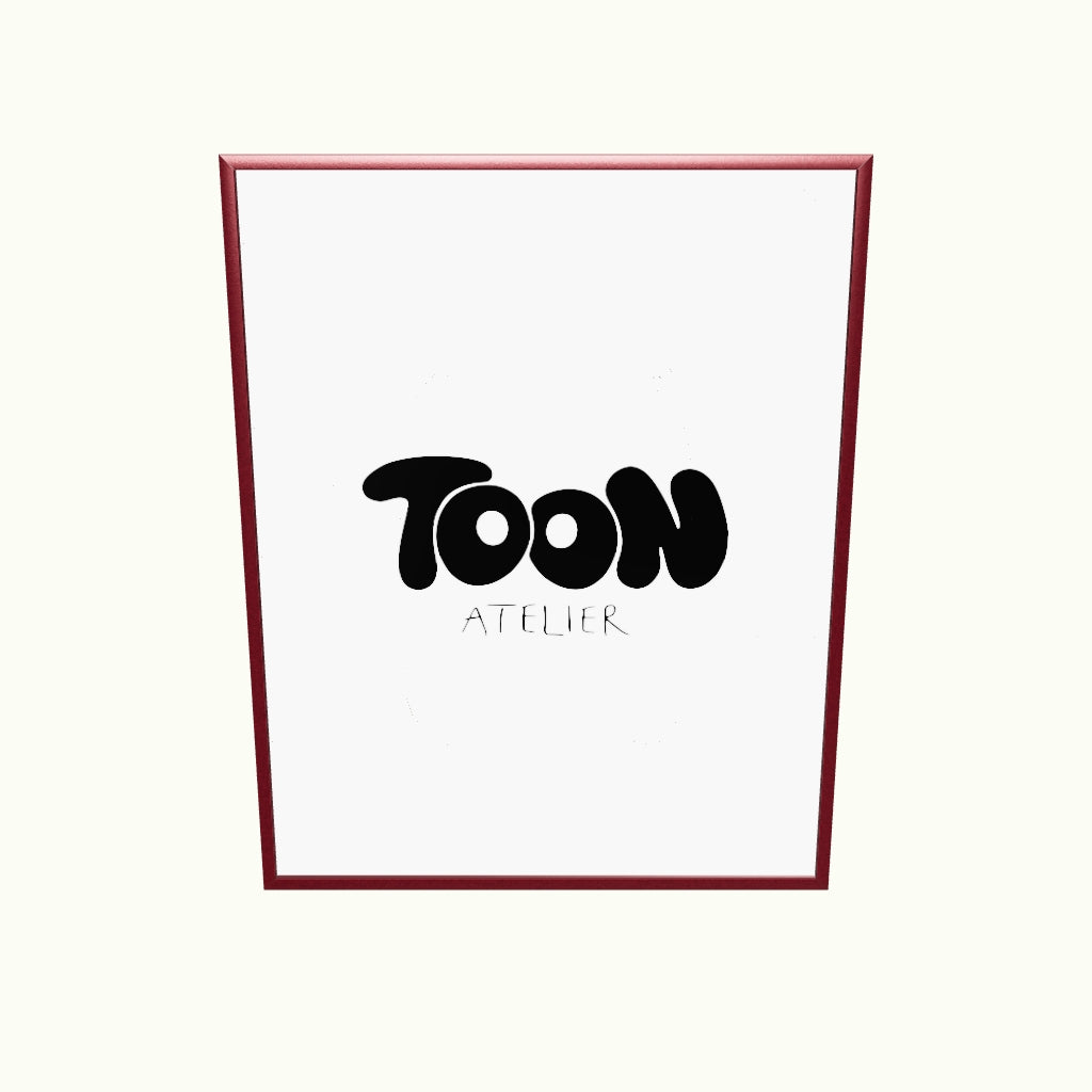 3D_render_burgundy_frame