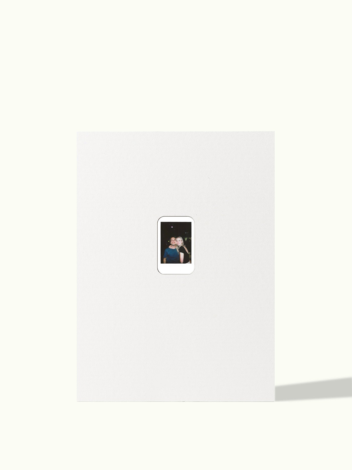 Ronde hoeken Polaroid Instax - passe-partout