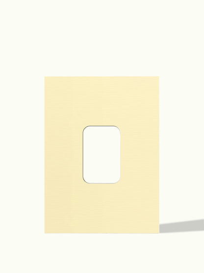 Wavy frame organic shape - passe-partout