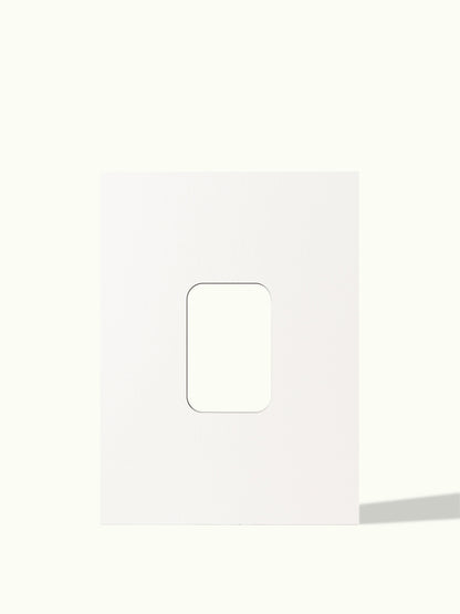 ronde hoeken standaard 10x15cm foto - passe-partout