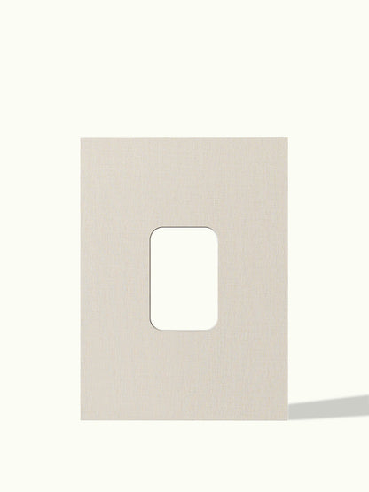 ronde hoeken standaard 10x15cm foto - passe-partout