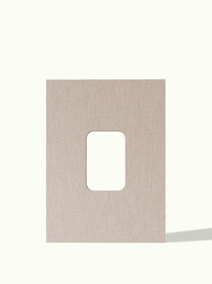 Wavy frame organic shape - passe-partout