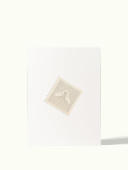 Schuine kubus, angled shape - passe-partout