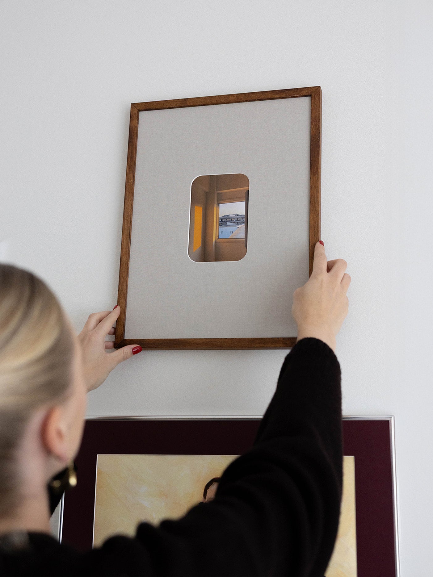 ronde hoeken standaard 10x15cm foto - passe-partout